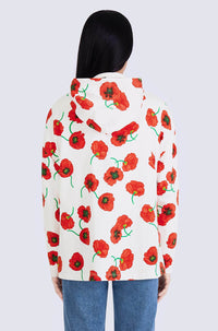 Printed Hoodie Top
