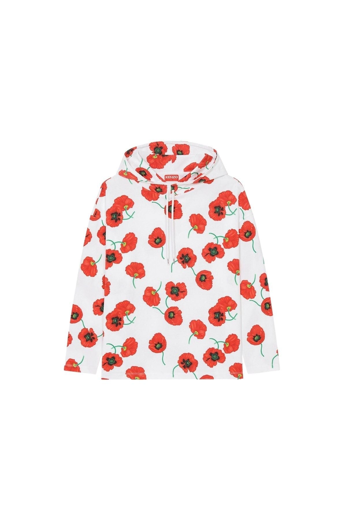 Printed Hoodie Top