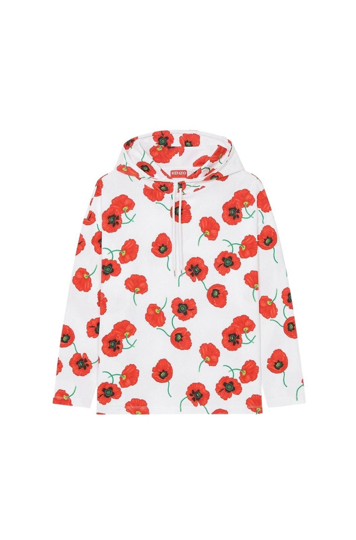 Kenzo Poppy Hoodie - White