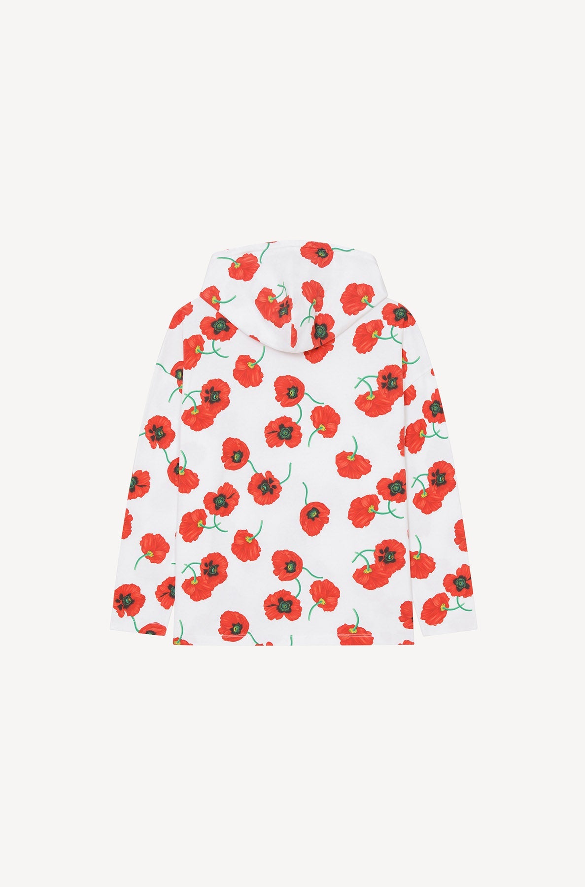 Printed Hoodie Top