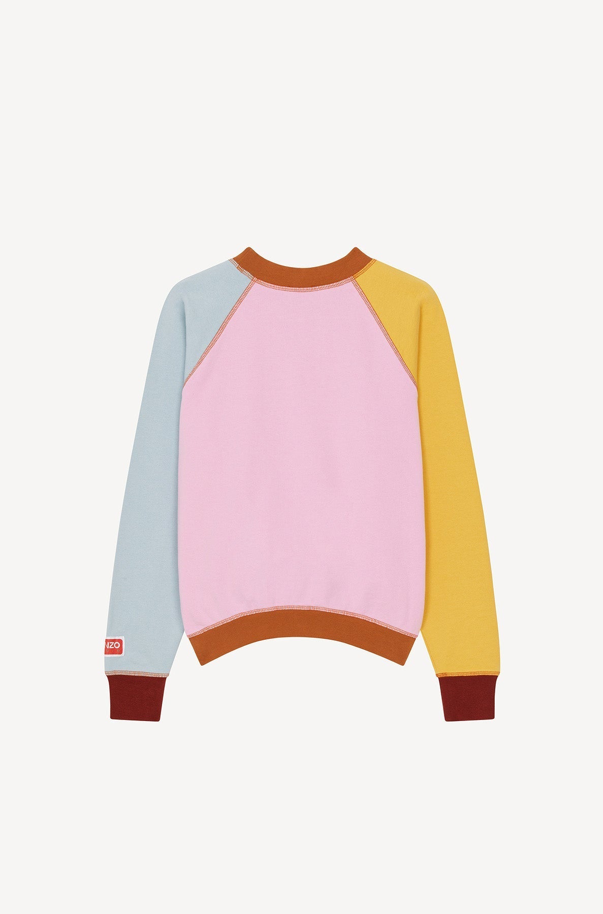 Sweatshirt colorblock - Rose