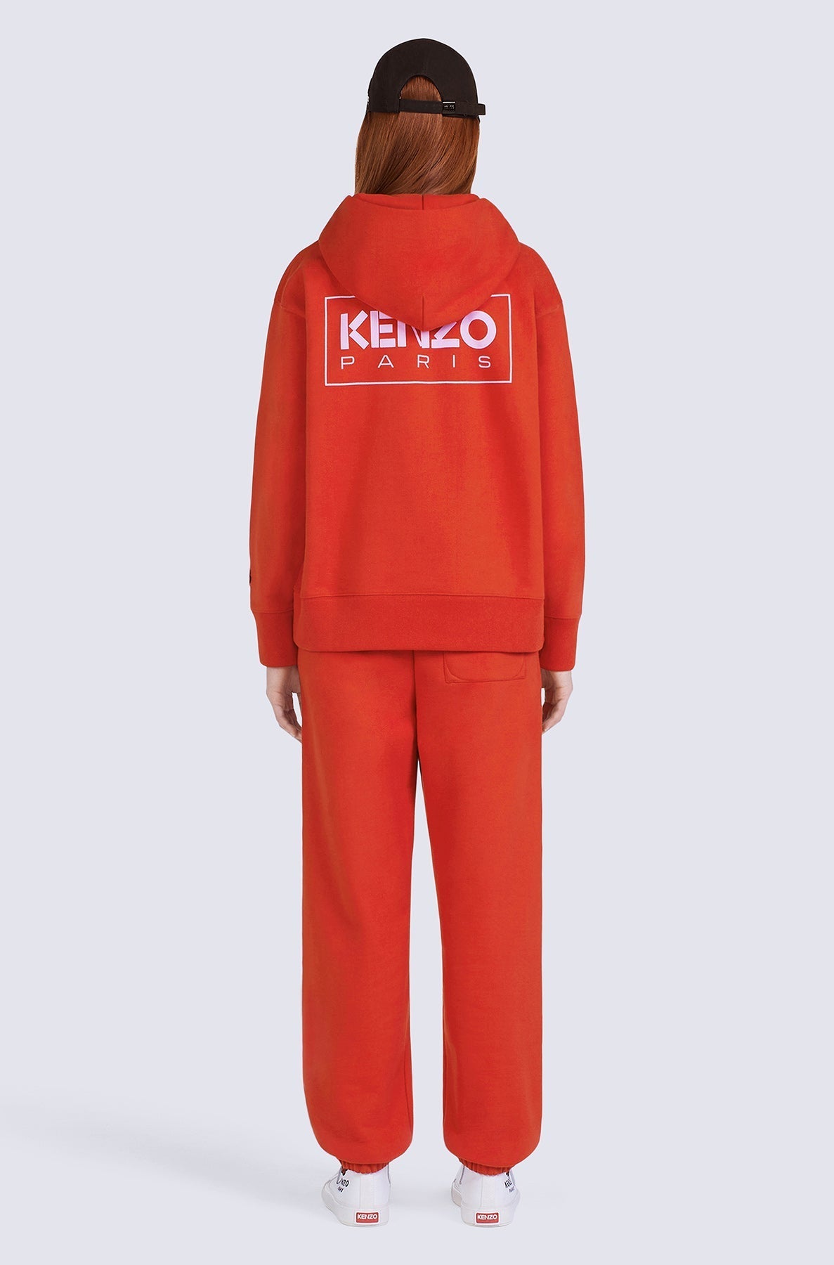 Sweatshirt à capuche Kenzo Paris oversize - Medium Red