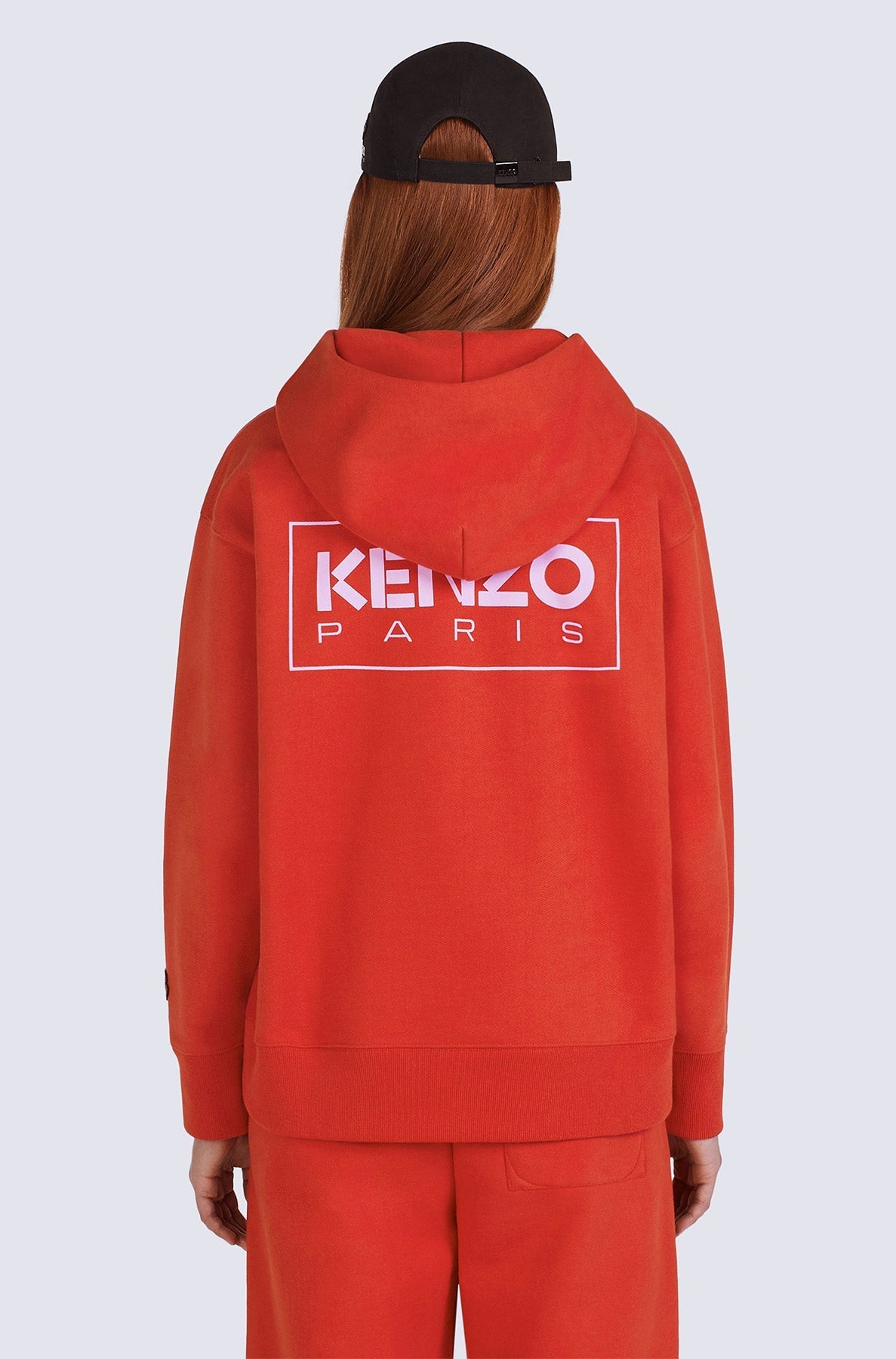 Sweatshirt à capuche Kenzo Paris oversize - Medium Red