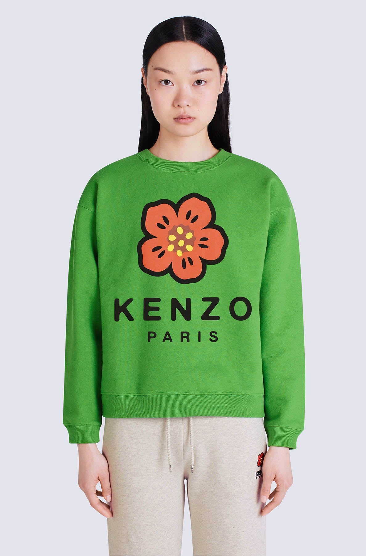 Sweatshirt "Boke Flower - Grass Green