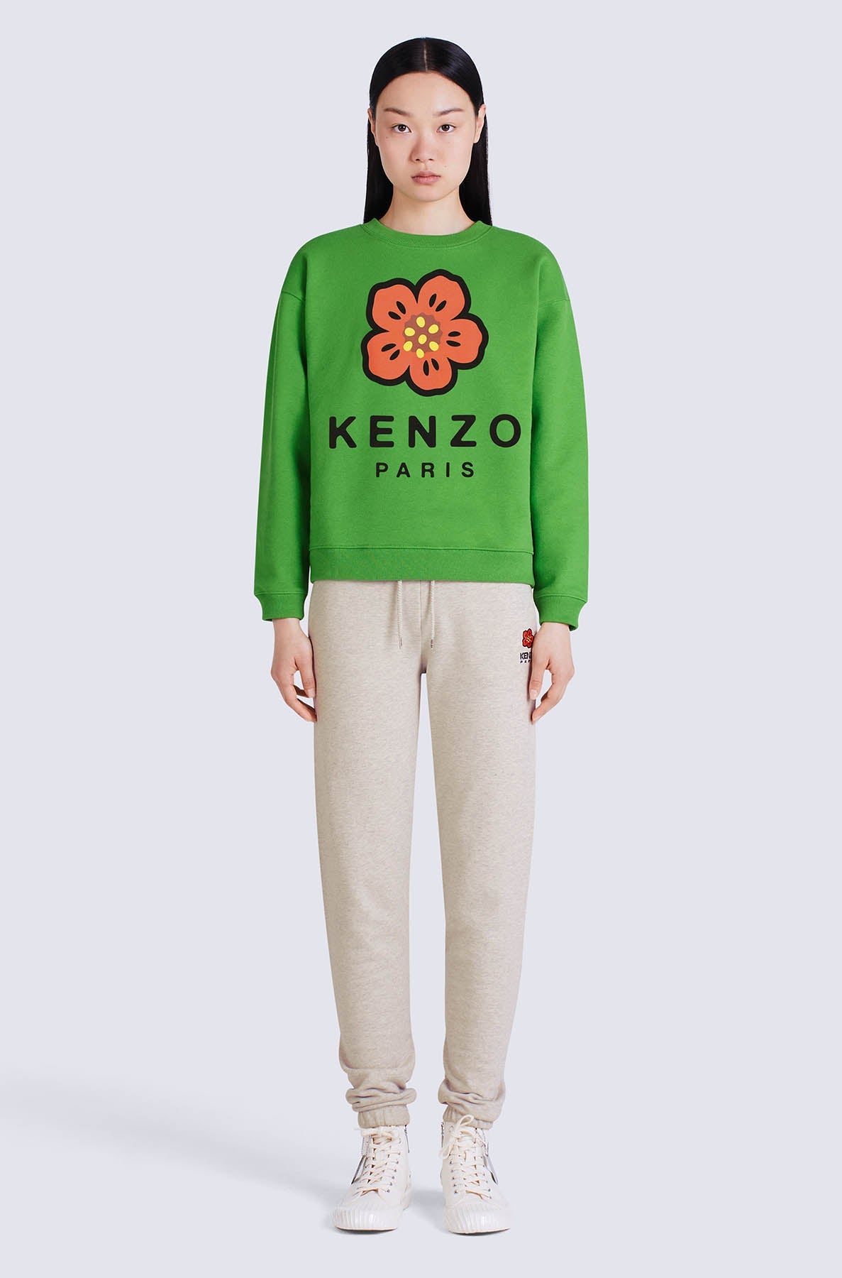 Sweatshirt "Boke Flower - Grass Green