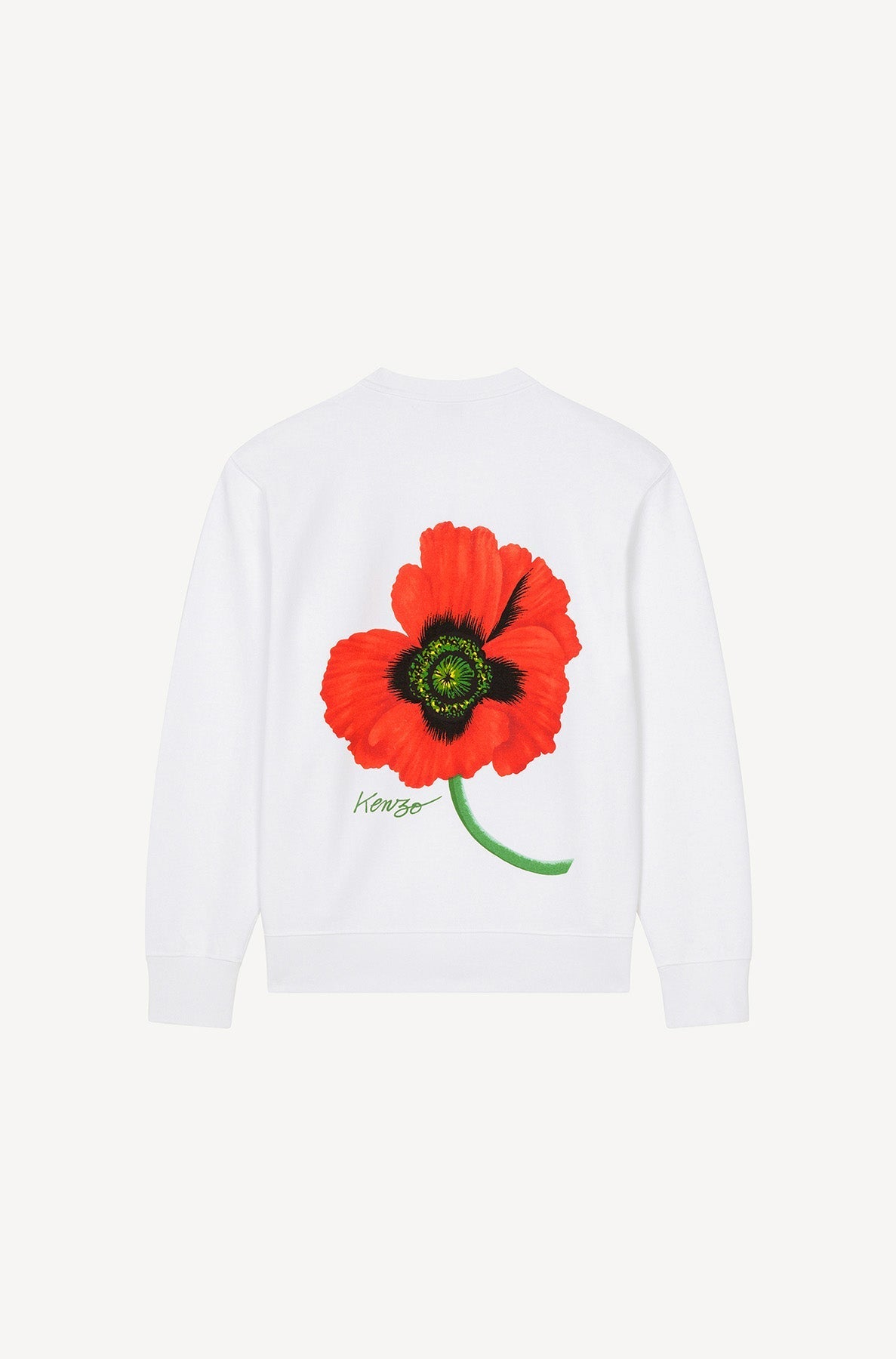 Sweatshirt Kenzo Poppy - White