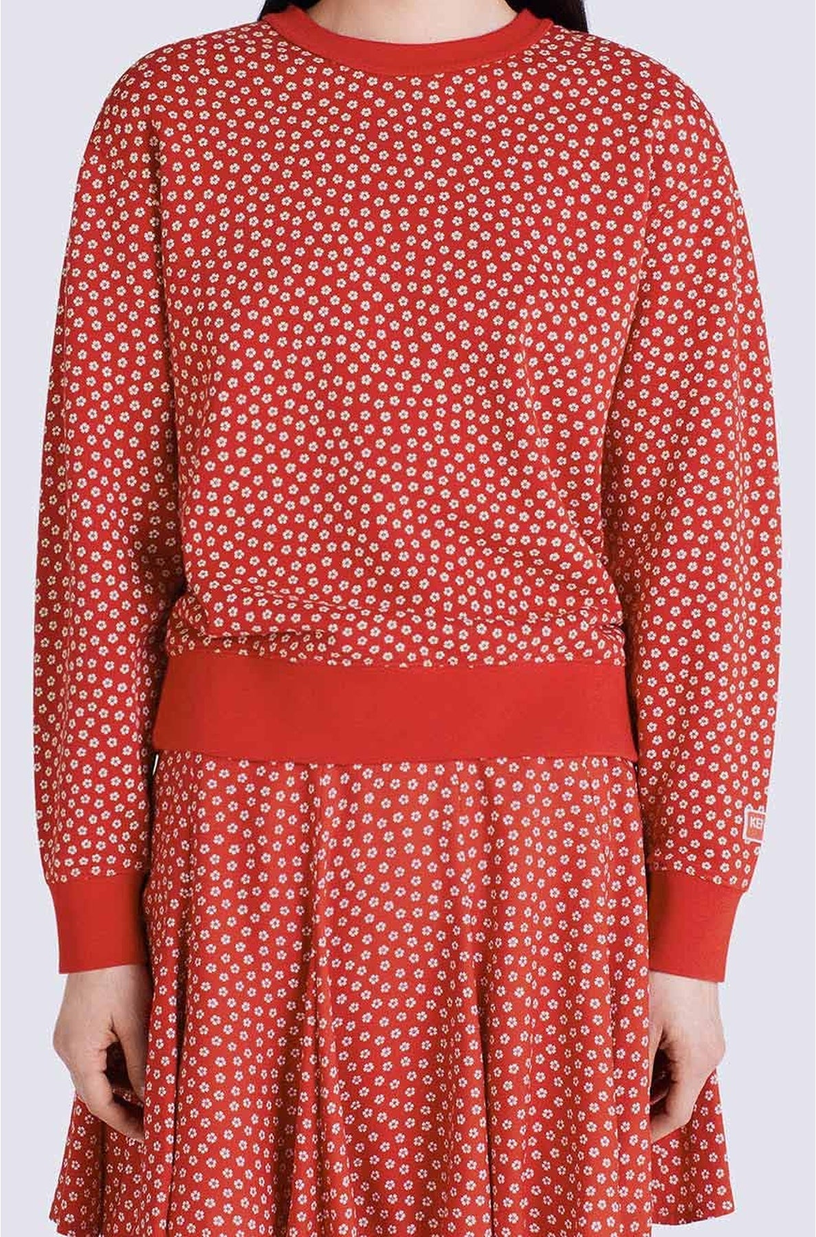 Sweatshirt Sakura Flower - Medium Red