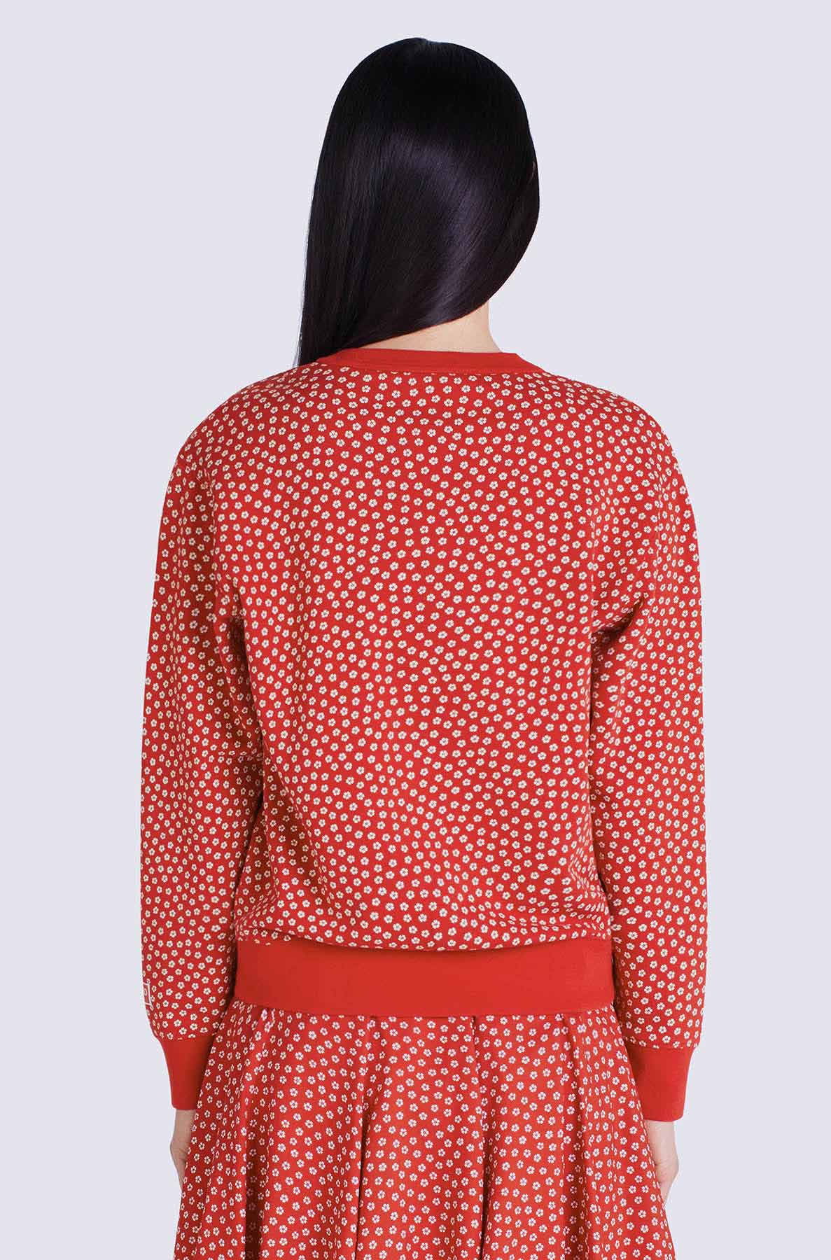 Sweatshirt Sakura Flower - Medium Red