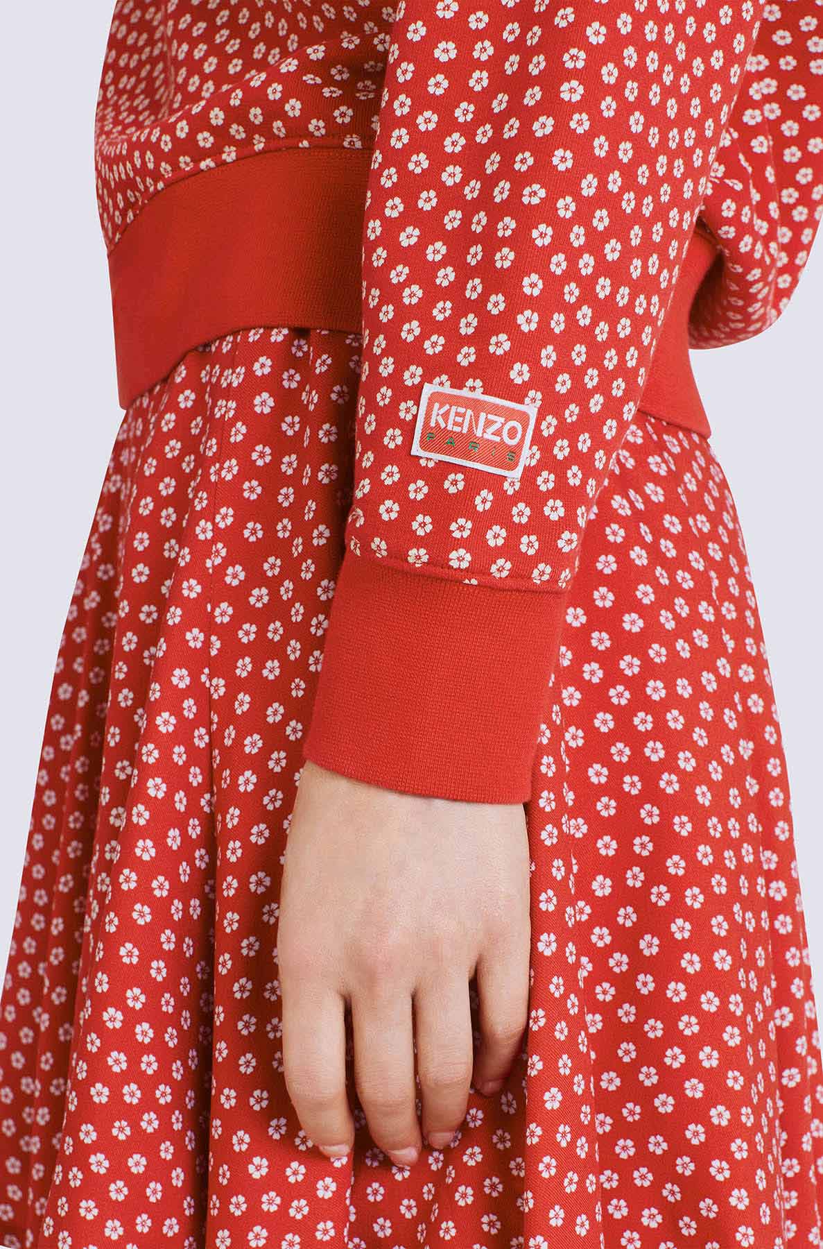 Sweatshirt Sakura Flower - Medium Red