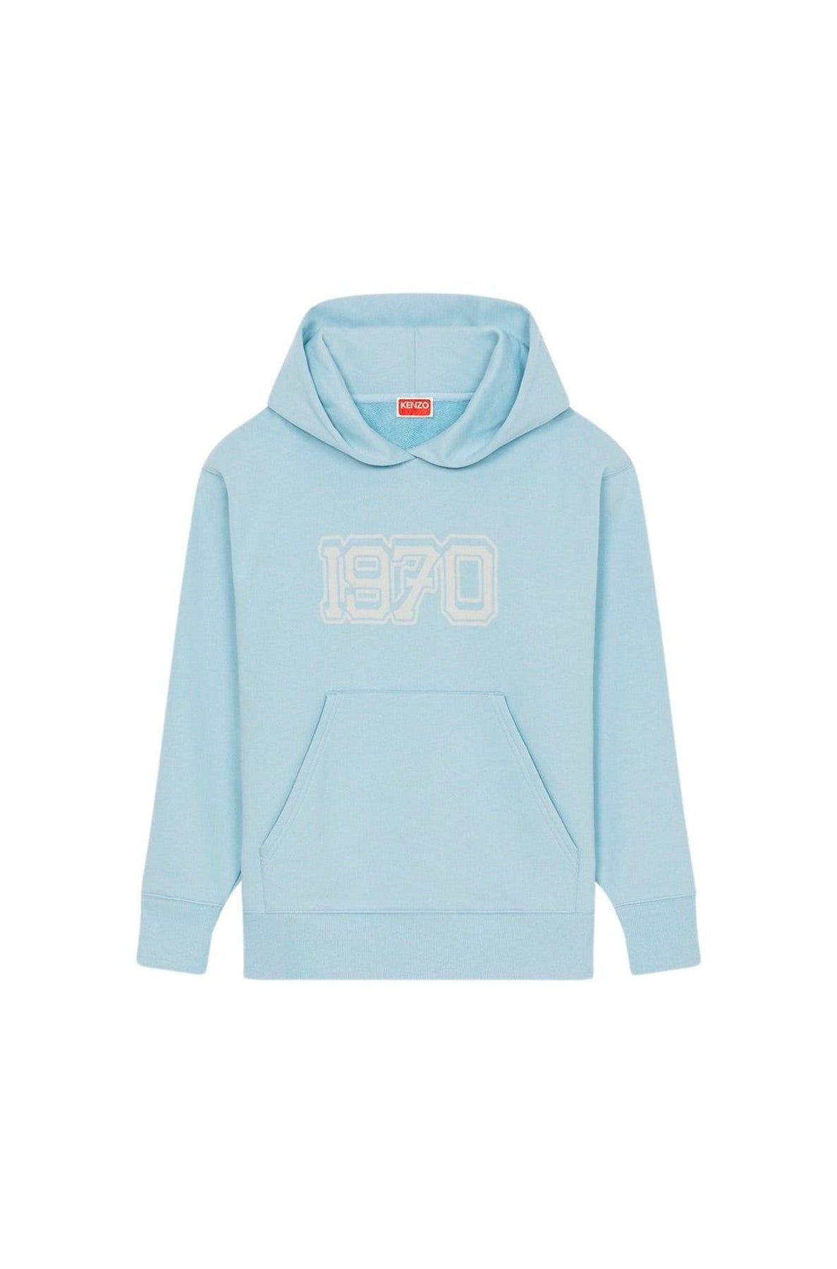 Sweatshirt à capuche Tiger Varsity oversize - Sky Blue