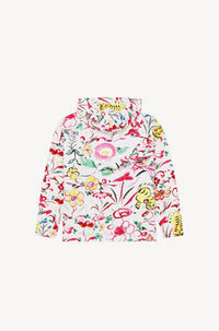 Sweatshirt à capuche Akae Ink - White