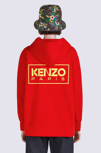 Sweatshirt à capuche Pop Bouquet oversize - Medium Red