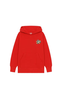 Sweatshirt à capuche Pop Bouquet oversize - Medium Red