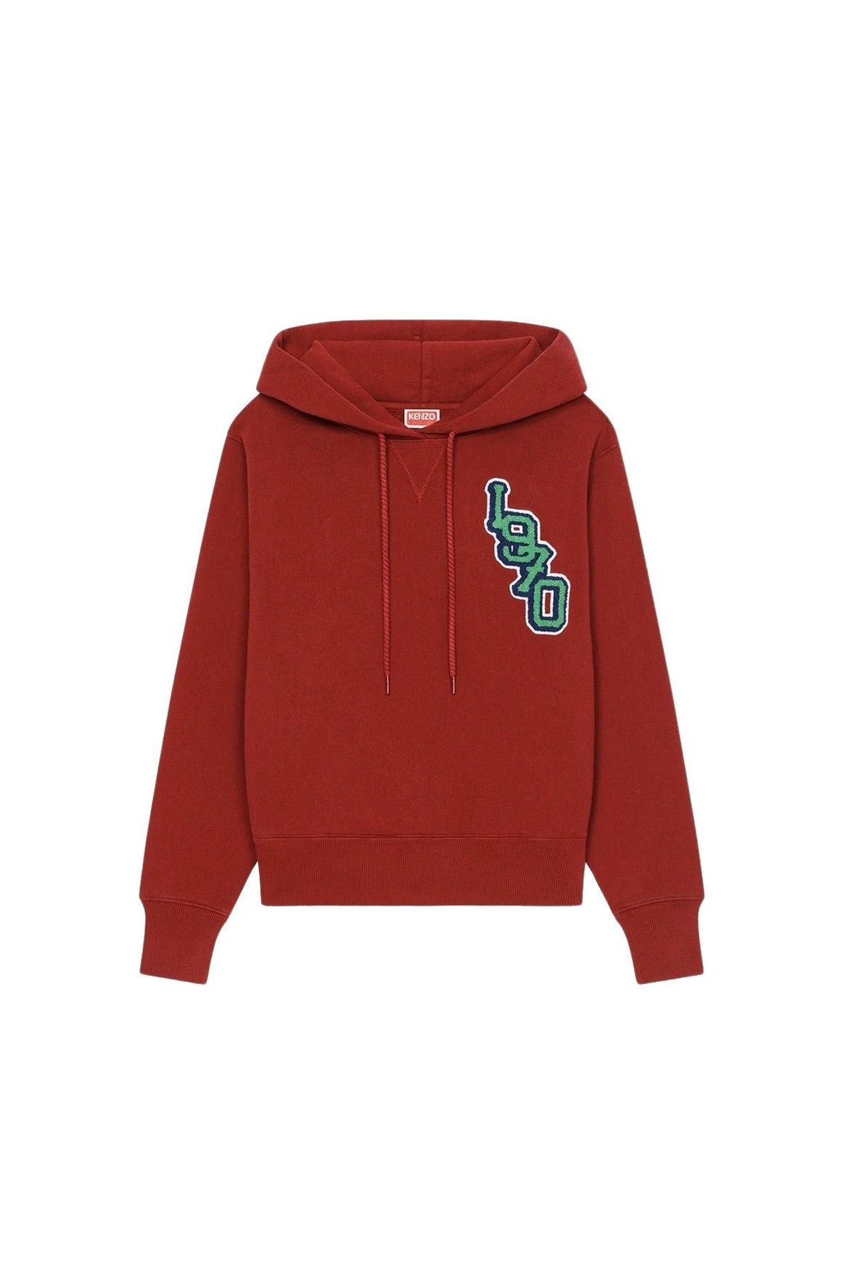 Sweatshirt à capuche Tiger Varsity oversize - Bordeaux