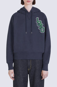 Sweatshirt à capuche oversize "Tiger Varsity" - Midnight Blue