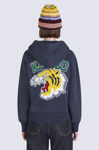 Sweatshirt à capuche oversize "Tiger Varsity" - Midnight Blue