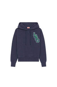 Sweatshirt à capuche oversize "Tiger Varsity" - Midnight Blue