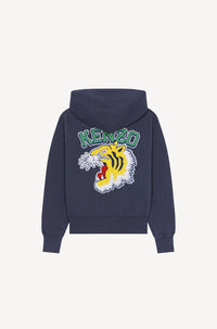 Sweatshirt à capuche oversize "Tiger Varsity" - Midnight Blue