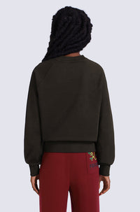 Crest Logo Raglan Sweatshirt