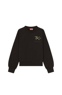 Crest Logo Raglan Sweatshirt