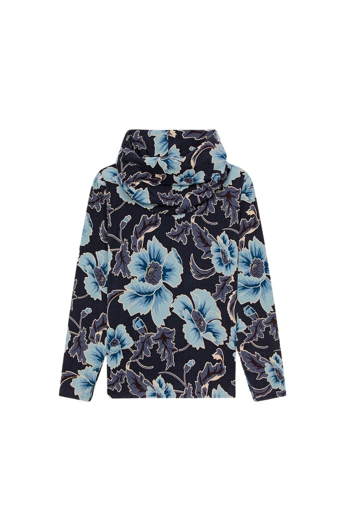 Printed Turtleneck Top