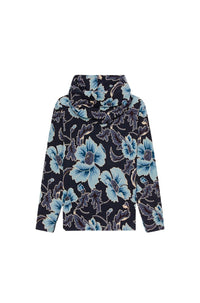 Printed Turtleneck Top
