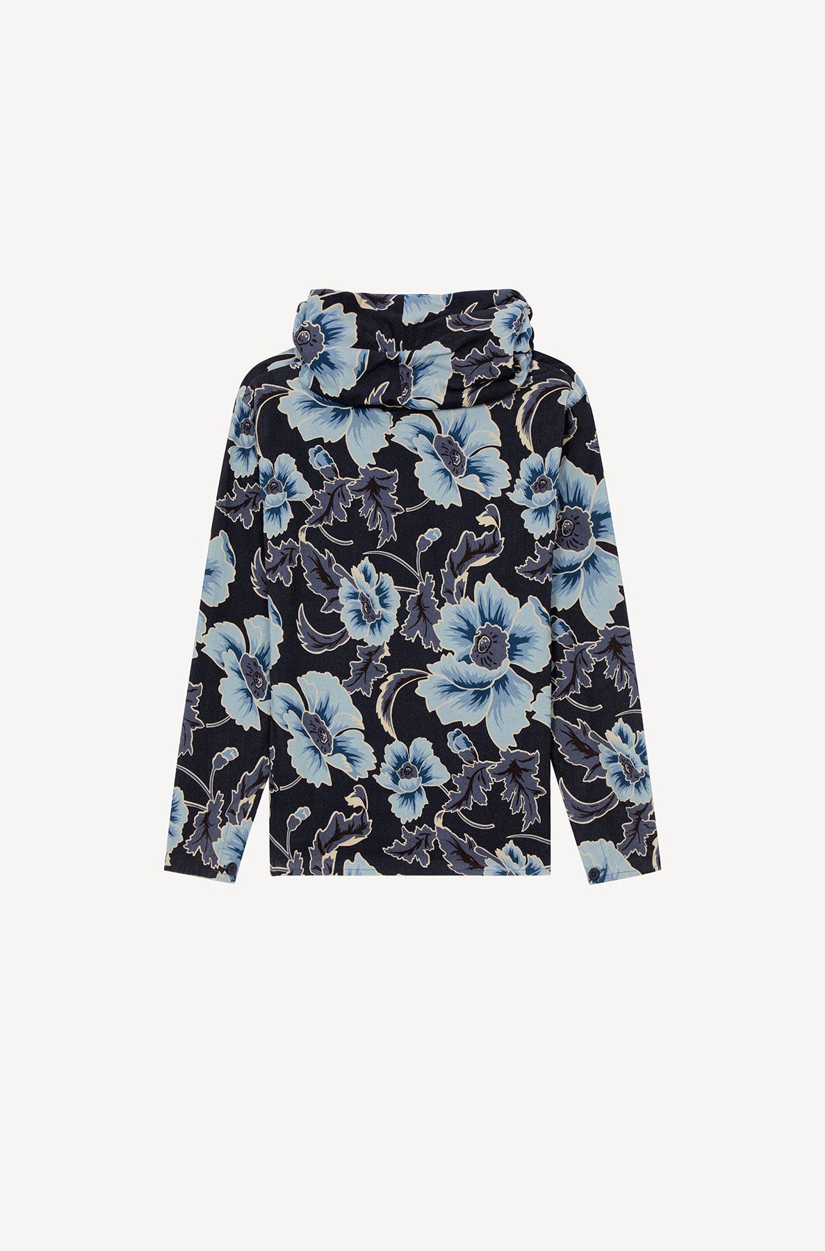 Printed Turtleneck Top