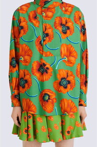 Printed Blouse Long Sleeves