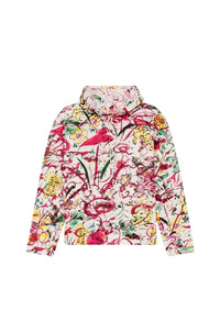 Printed Hoodie Top