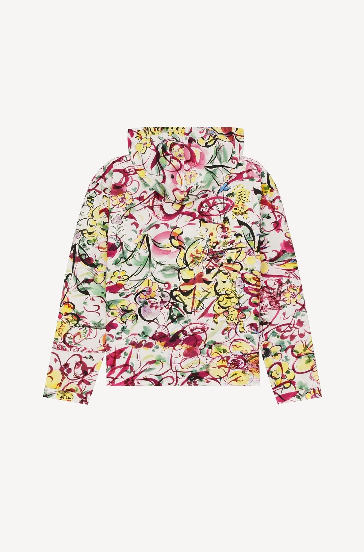 Printed Hoodie Top