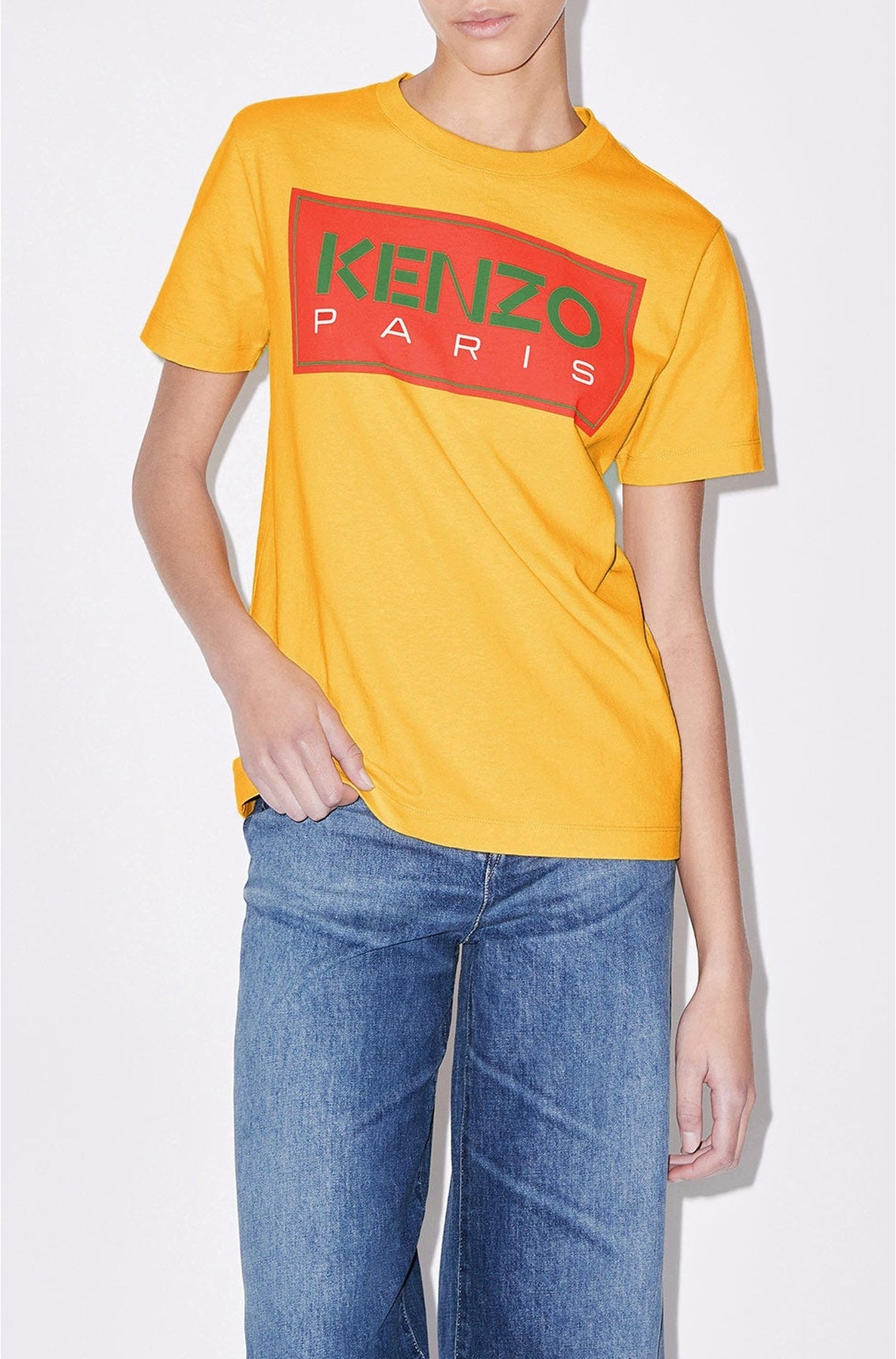 T-shirt loose Kenzo Paris - Golden Yellow