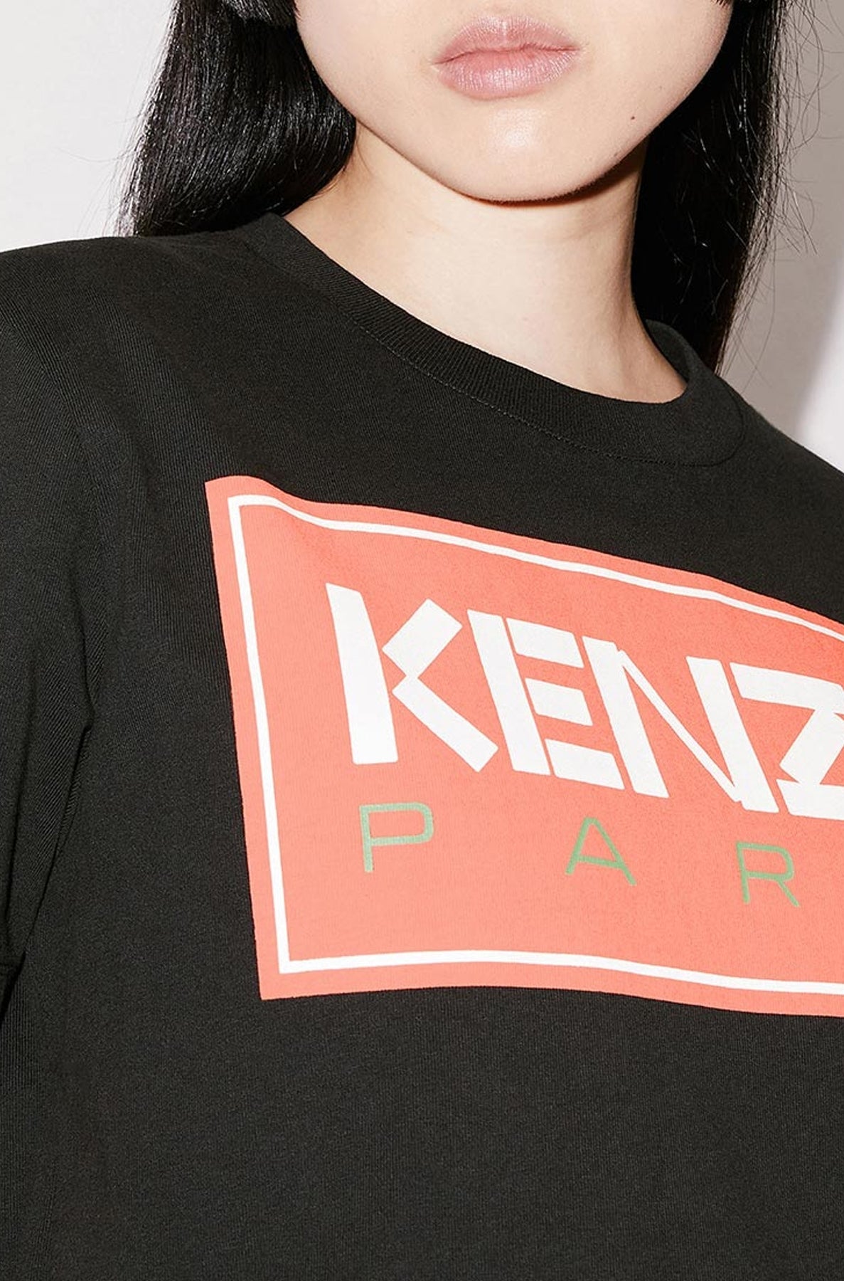 T-shirt ample "Kenzo Paris" - Black