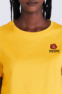 T-shirt brodé "Boke Flower" - Golden Yellow