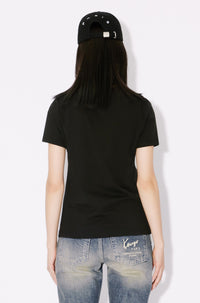 Boke Flower embroidered T-shirt - Black