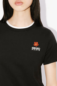 Boke Flower embroidered T-shirt - Black