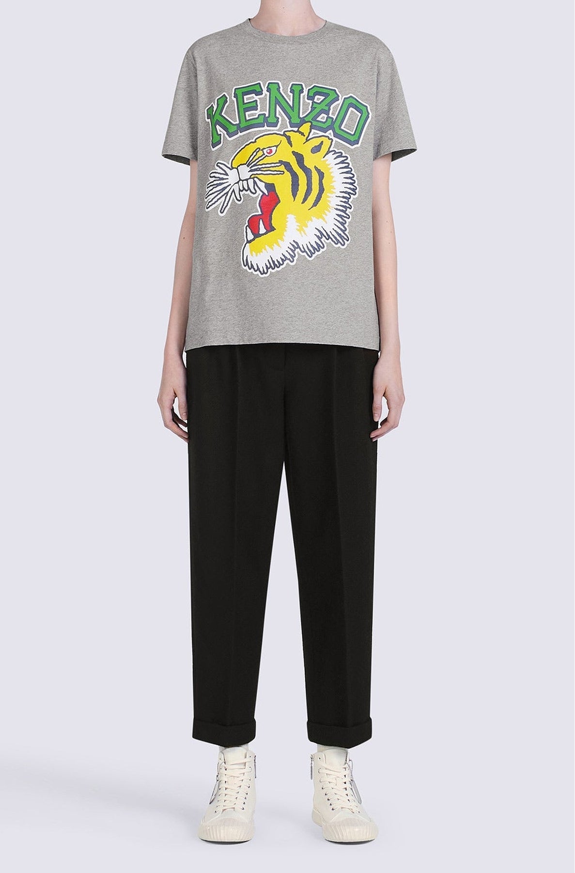 T-shirt Tiger Varsity - Pearl Grey