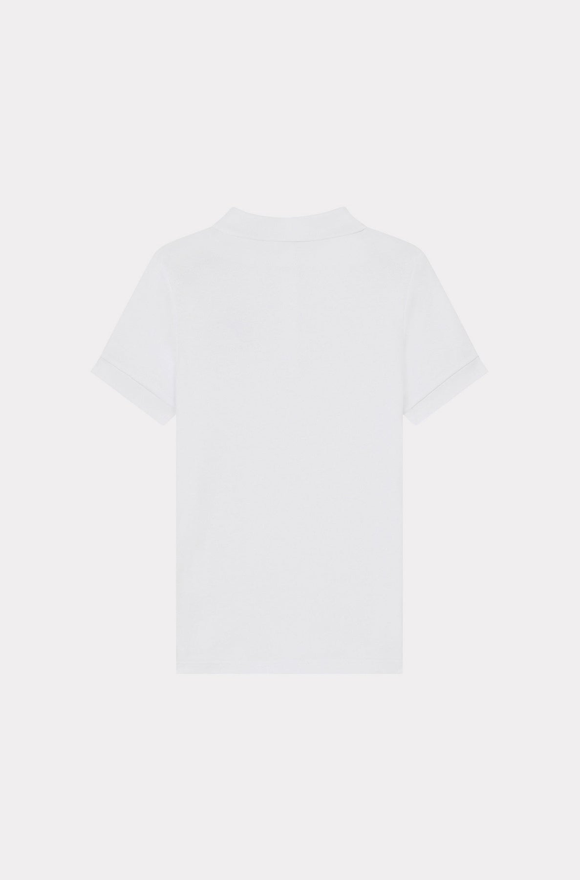 Boke Flower embroidered polo shirt - White