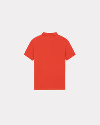 Polo brodé "Boke Flower" - Medium Red