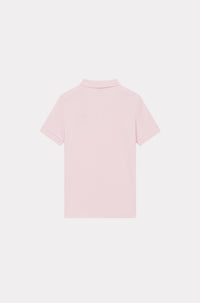 Boke Flower embroidered polo shirt - Faded Pink