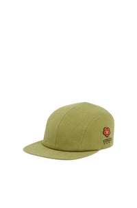 Casquette à détail fleur - Khaki