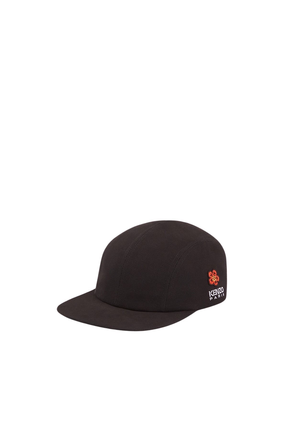 Casquette à détail fleur - Black