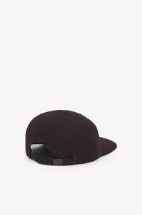 Casquette à détail fleur - Black