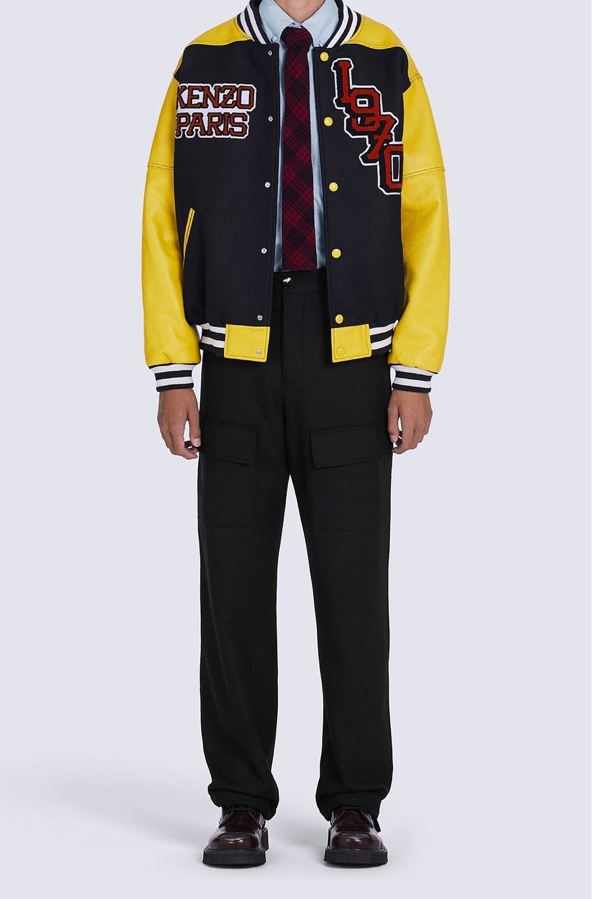 Blouson Tiger Varsity en laine - Midnight Blue