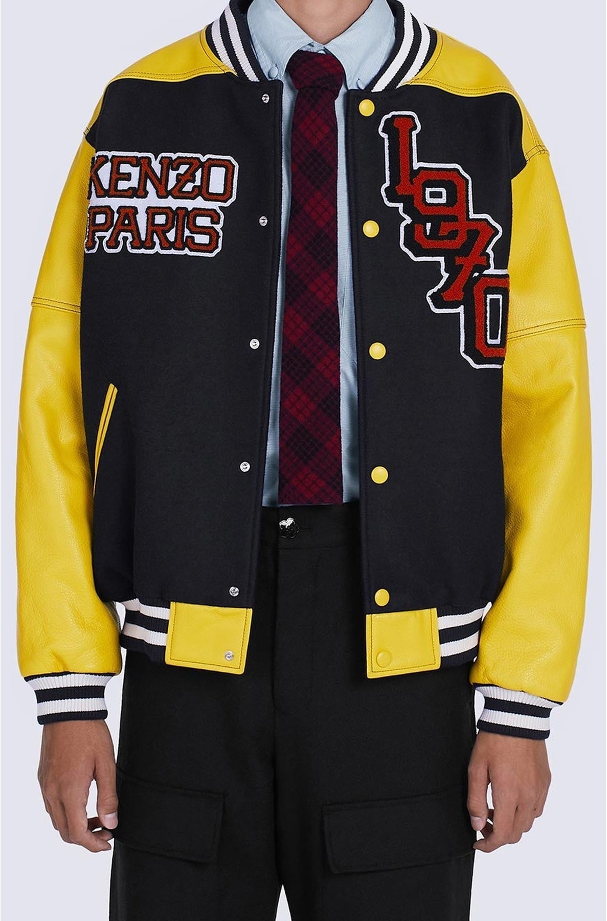 Blouson Tiger Varsity en laine - Midnight Blue