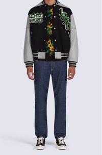 Blouson Tiger Varsity en laine - Black