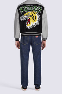 Blouson Tiger Varsity en laine - Black