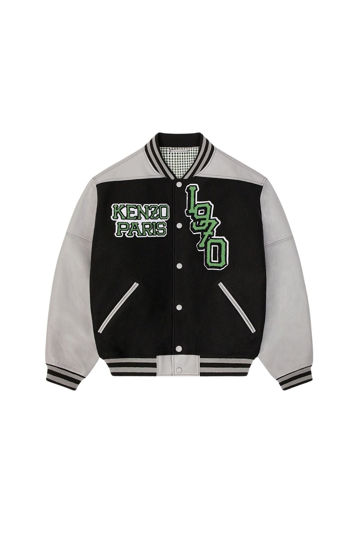 Blouson Tiger Varsity en laine - Black