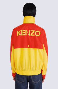 Windbreaker with stand-up collar - Golden Yellow