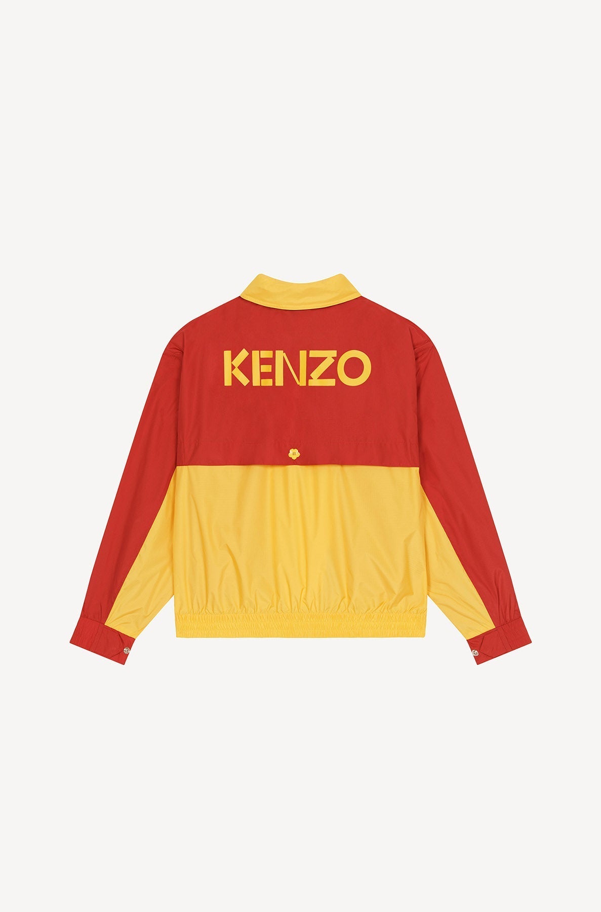 Windbreaker with stand-up collar - Golden Yellow