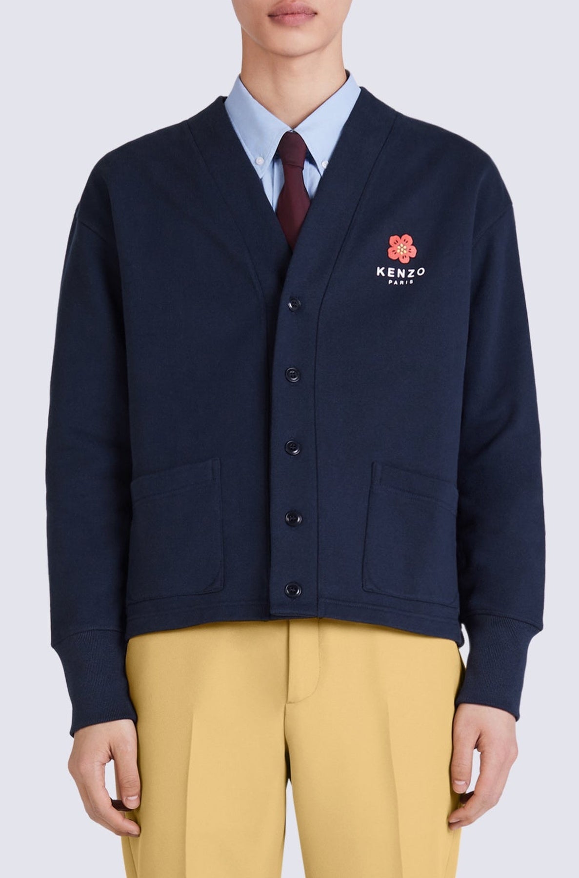 Cardigan Boke Flower - Midnight Blue
